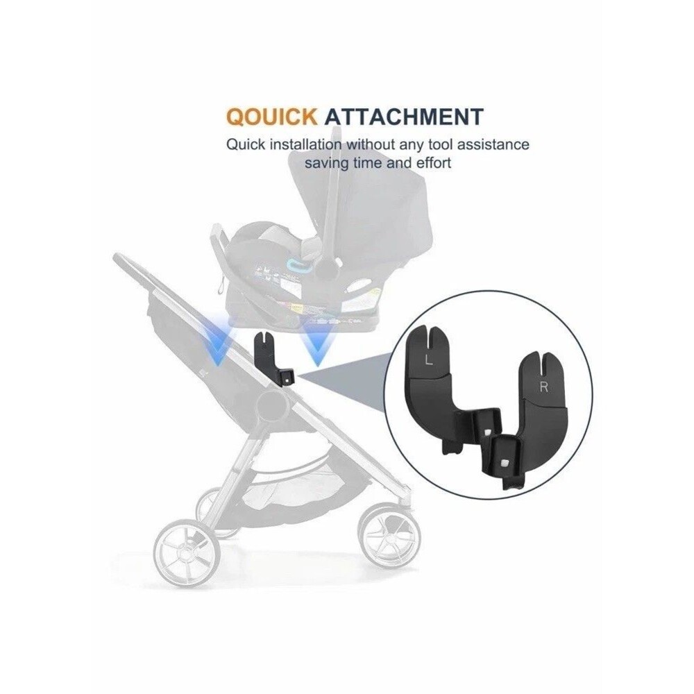 Car Seat Adapter Compatible with Baby Jogger City Select, City Select 2, Lux